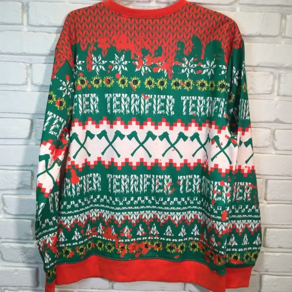 Halloween Horror Nights 2025 Terrifier Christmas/Halloween top L